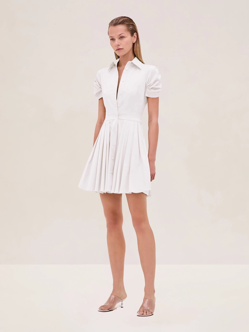 Alexis April Dress In White